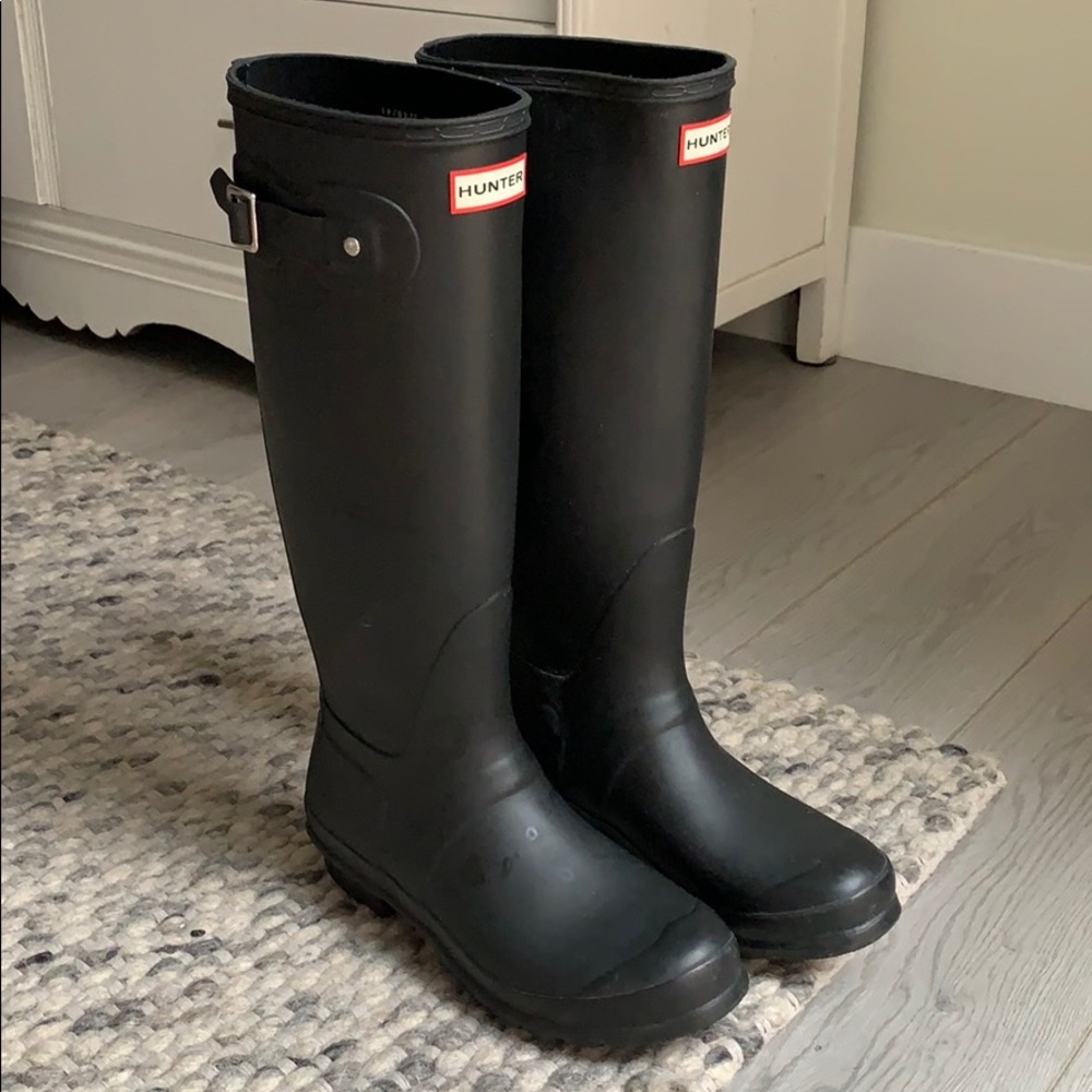 Women's Original Tall Rain Boots: Black